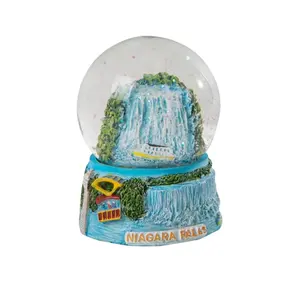 Customized Wholesale Resin Snow Globe Crafts Niagara Falls Interior Travel Souvenirs Modern Home Decorations