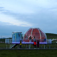 Tente extérieure transparente pour maison complète Offre Spéciale dôme en polycarbonate Maison à bulles étoilée pour tentes d'exposition d'auberge chez l'habitant