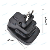 Adaptateur universel UE US UK AU Japon Suisse Allemagne France Afrique du Sud vers Suisse Adaptateur rond 3 broches Type J