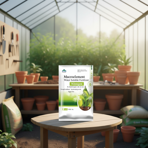 Fertilizante foliar en polvo NPK de alto contenido en nitrógeno, soluble en agua, con oligoelementos quelados 30-10-10+TE para melón, frutas y verduras. - Product Image 4