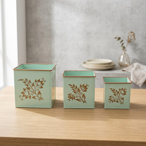Ensemble de 3 pots en émail - Product Image 3