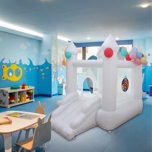 Castillo Inflable Blanco Comercial de 10*10 pies para Bodas y Fiestas, Castillo Inflable para Bodas de 10*10 pies - Product Image 5