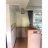 Cabane Apple moderne préfabriquée en acier léger sur roues, entièrement équipée, mobile, pour jardin, bureau, salon ou chambre à coucher