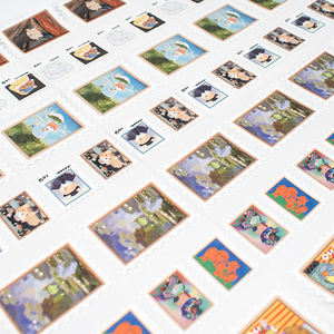 Autocollants de journalisation personnalisés pour la décoration uniquement, <span class=keywords><strong>scrapbooking</strong></span>, artisanat, autocollants en vinyle holographique pailleté, autocollants de tampon washi - Product Image 2