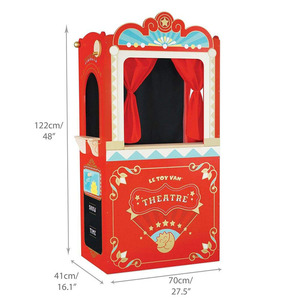 Teatro delle <span class=keywords><strong>marionette</strong></span> educativo in legno <span class=keywords><strong>per</strong></span> bambini gioco di ruolo giocattolo da tavolo in legno teatro delle <span class=keywords><strong>marionette</strong></span> - Product Image 3