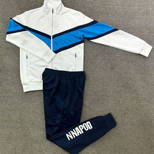 2526 Napoli calcio allenamento sport giacca con cerniera lunga, traspirante e calda tuta sportiva autunno-inverno - Product Image 4