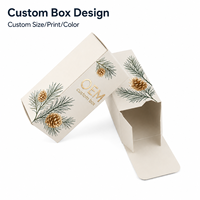 Boîte pliante moderne de luxe personnalisée en carton recyclable avec impression dorée en relief pour emballage de cosmétiques, cadeaux et vente au détail