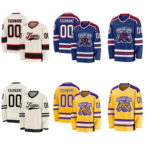 Maillot de hockey personnalisé 2026 à faible MOQ, grandes tailles, coloré, pour commande d'équipe, entièrement sublimé, maillot de sport tendance - Product Image 3