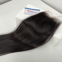 ¡Más vendido! Cabello crudo vietnamita HD Cierre de encaje suizo todos los tamaños 4x4 5x5 6x6 pequeños nudos Color natural proveedores de cabello humano