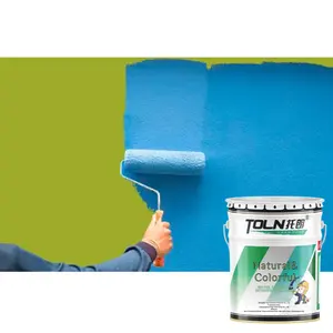 Waterborne Wall Emulsion Paint Anti-microbial Multi-colors Building Interior Wall Coating