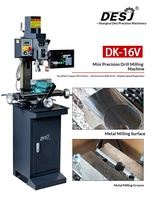 Machine de perçage et de fraisage de précision multifonctionnelle de bureau à usage industriel, vente directe d'usine de petites fraiseuses