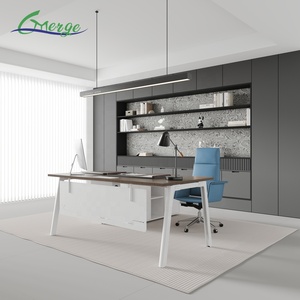 Bureau de direction moderne modulaire personnalisé, bureau de direction haut de gamme, table de bureau de luxe pour bureau à domicile - Product Image 2