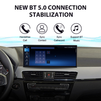 Mookaka Linux CarPlay pour BMW X1 F48 2016-2018 Autoradio Écran tactile DSP GPS SIM 10,25 pouces 12,3 pouces