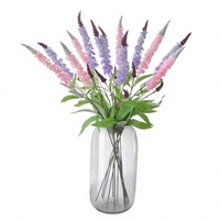 Fleurs artificielles de Veronica blanches faites à la main 76CM pour décoration de mariage et fournitures, mur floral, plantes artificielles, cadeaux