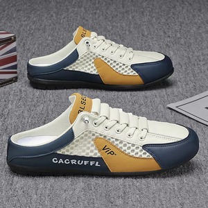 Chaussures décontractées légères et respirantes en maille pour hommes, style mule, à enfiler, confortables pour la marche - Product Image 6