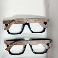 Montures en acétate épaisses de haute qualité, présentoir de luxe, lunettes en acétate vintage assorties, grande monture, lunettes épaisses pour hommes et femmes