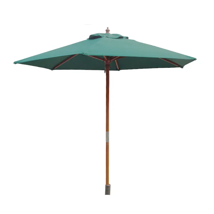 고품질 outdoor2.5m 나무 그늘 우산 비치 녹색 정원 우산 파라솔