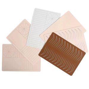 Double Sided Brown PMU Practice Skin Printed Lip Eyebrow Microblading Pad <b>Silicone</b> Training <b>Tool</b> - Product Image 1