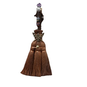 Commercio all'ingrosso fatto a mano angelo ala di cristallo ginestra rituale magico cerimoniale Wiccan forniture per le streghe incantesimi Wicca scopa per la decorazione - Product Image 5