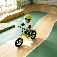 Vélo d'équilibre pour tout-petits en acier léger, 12 pouces, sans pédale, vitesse unique, roues en mousse résistantes à l'usure, prix d'usine, livraison rapide