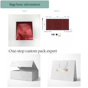 소규모 비즈니스를 위한 맞춤형 플라스틱 포장 백 - 수제 사탕, 젤리, 초콜릿 무광 호일 주머니 파우치 백 인쇄 - Product Image 3