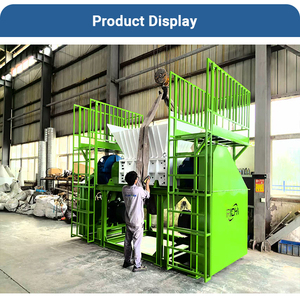 RICHI双轴木材废料粉碎机用于MDF胶合板家具回收粉碎机 - Product Image 4