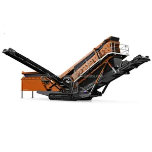 Heavy Equipment Mining Screening Machinery Tracked Mobile Scalping Screening Plant for Coarse Materials