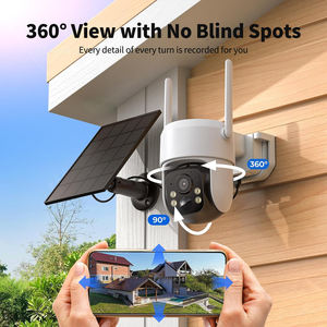 Cámara WiFi Exterior UBOX 2K, 360 PTZ, 3MP, Visión Nocturna en Color, Audio Bidireccional, Resistente a la Intemperie, Seguridad para el Hogar, Alarma de Movimiento, Almacenamiento en la Nube y Tarjeta SD - Product Image 5