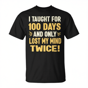 T-shirt pour enseignant « 100 jours d'école », chemise de célébration du 100e jour - Product Image 2