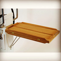 Table de cockpit pliante en bois de teck