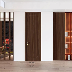 Puertas Interiores Minimalistas de Madera Maciza con Acabado para Uso en Dormitorios y Apartamentos, Apertura Manual - Product Image 6