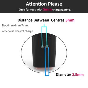 كابل شحن مغناطيسي USB DC لأجهزة قابلة لإعادة الشحن ذات قطب واحد مقاس 2 نقطة 5 مم (0.2 بوصة) - Product Image 3