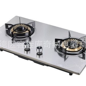 เตาแก๊สแบบฝัง 2 หัวเตา ขนาด 710x400 มม. สแตนเลสสีดำ - Product Image 4