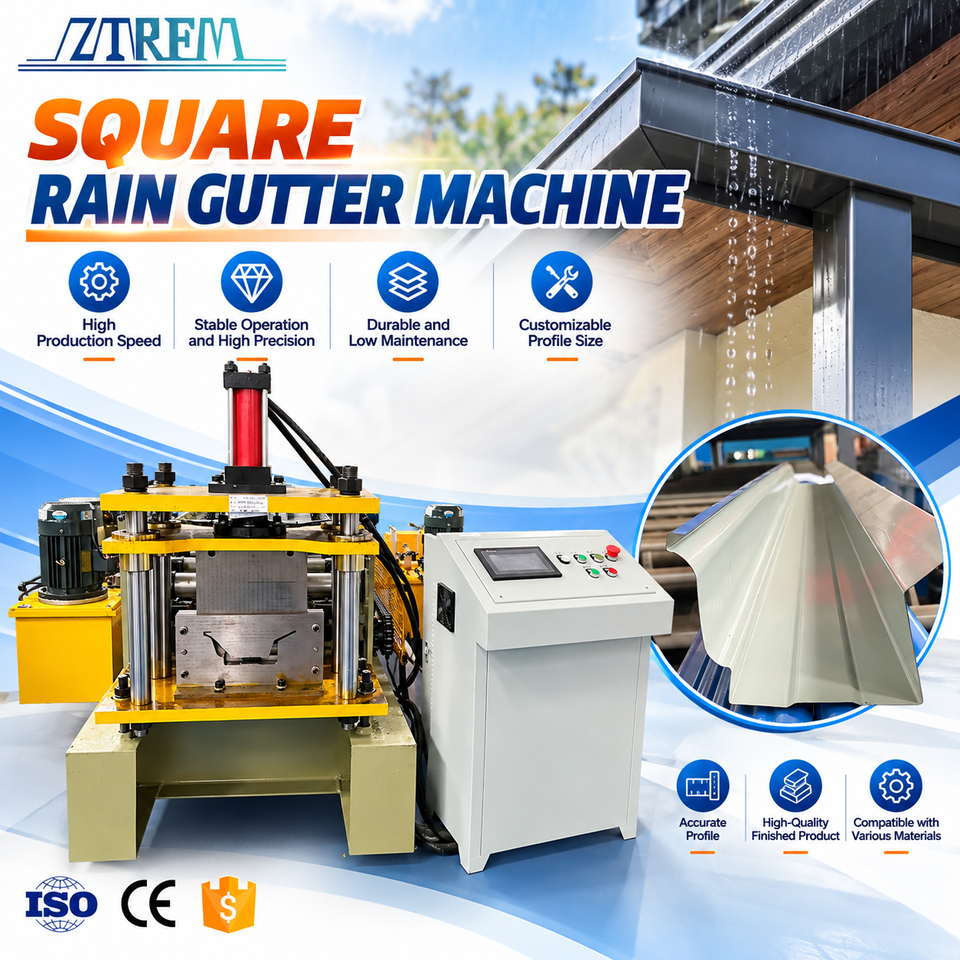 Automatic 5 Inch 6 Inch K Style Gutter Machine Guard Metal Steel Roof ...