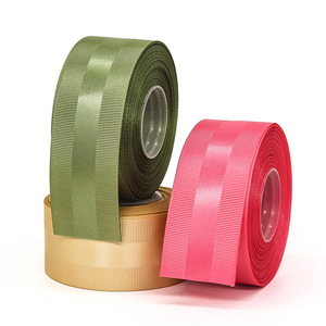 FangZHI Grosgrain Ribbon 4cm Satin Edged Solid Color Gift Wrapping DIY Hair Accessory Decoration Ribbon - Product Image 3