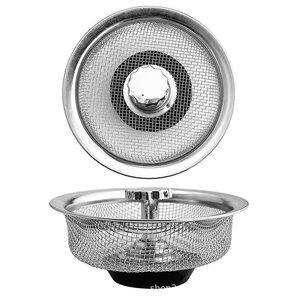 Direct Supply Stainless Steel Kitchen Sink Filter Screen Anti-Blocking <b>Colander</b> for Dish Garbage Sewer Waste Quality Source - Product Image 4