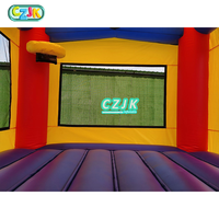 En Stock Moon Gonflable Moonwalk Jumper Bouncer Bouncy Castle Jumping Commercial 13*13 ft Colorful Bounce House Party Rentals