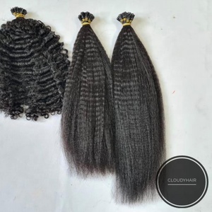 CDYHAIRVN - Cabello Humano Virgen 100% Natural, Liso y Rizado, Extensiones de Cabello Humano Natural en Paquetes de 8 a 40 Pulgadas - Product Image 1