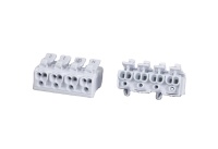 Connecteurs à fil BELEKS Mini Push 3p/4p/5p pour l'éclairage - Contrôle compact pour les luminaires
