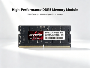 แรมเกมมิ่ง DDR5 ความเร็วสูง 32GB 5600mhz สำหรับแล็ปท็อป DDR5 SODIMM สำหรับแล็ปท็อป OEM Txrui แรม DDR5 32GB อัปเกรดหน่วยความจำ DDR5 - Product Image 4