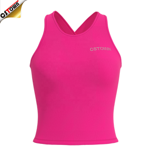 Nouveautés Tops Débardeur ajusté à séchage rapide Gym Sports <span class=keywords><strong>Yoga</strong></span> Filles Débardeurs - Product Image 2
