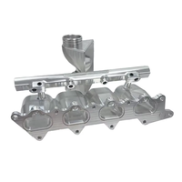 Colectores de Escape de Carreras de Aleación de Aluminio Mecanizados por CNC de 5 Ejes de Alto Rendimiento Personalizados