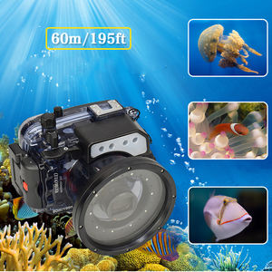 Pelucheux — étui étanche de plongée sous-marine <span class=keywords><strong>pour</strong></span> caméra <span class=keywords><strong>Sony</strong></span> <span class=keywords><strong>RX100</strong></span> VII, boîtier de protection, équipement de plongée et photographie, 60m195 pieds - Product Image 3