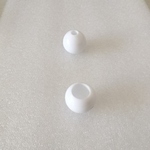 PVC <b>Cable</b> End Caps White Round Bead Type For Rope Protection <b>Outdoor</b> Use - Product Image 1