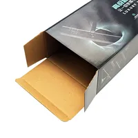 Boîte en carton ondulé à fond à clipser personnalisée pour l'emballage de serrures de porte intelligentes, fournisseur en gros de cartons imprimés en petites séries