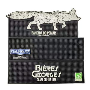 Tapis de barre personnalisés d'usine de source, tapis de déversement de barre personnalisée, tapis de barre Jagermeister en caoutchouc souple - Product Image 2