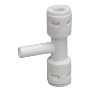 Conector para purificador de agua, adaptador de conexión rápida tipo T de tres vías para accesorios de tuberías de entrada de agua, gran compatibilidad - Product Image 1