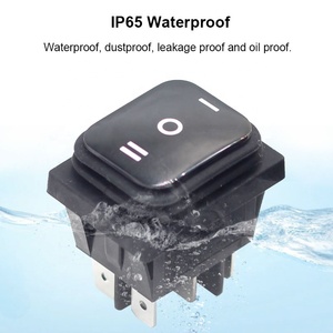 6ピンON-OFF-ON dpst 16A 250vロッカースイッチt85IP67防水カバーで密閉 - Product Image 5
