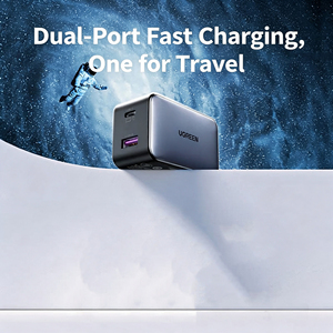 Chargeur GaN pliable UGREEN 65W 1C1A X552 multi-ports à charge rapide pour ordinateur portable et téléphone - Product Image 4