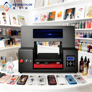 Refinecolor-Impresora de cama plana UV de inyección de tinta A3 3250 para bolígrafo, máquina de impresión de caja de teléfono de pelota de golf para pequeñas empresas - Product Image 1